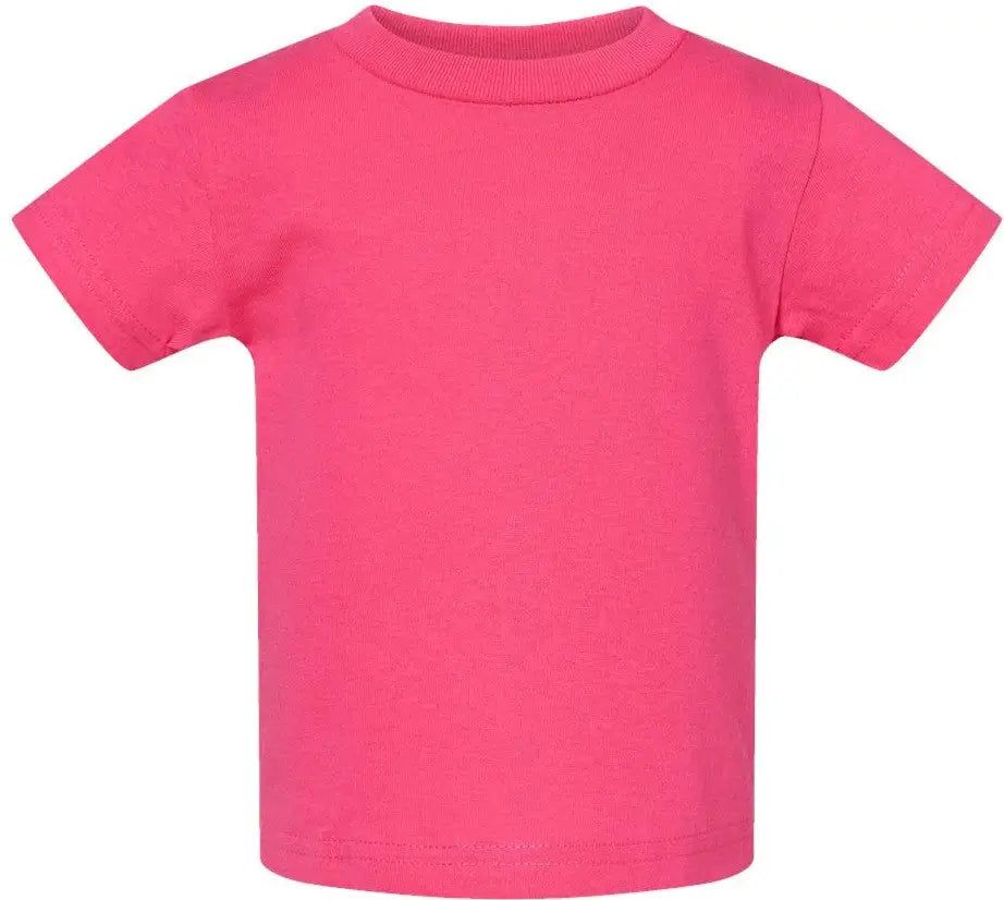 Rabbit Skins 3401 Infant Cotton Jersey Tee - Hot Pink - 6m