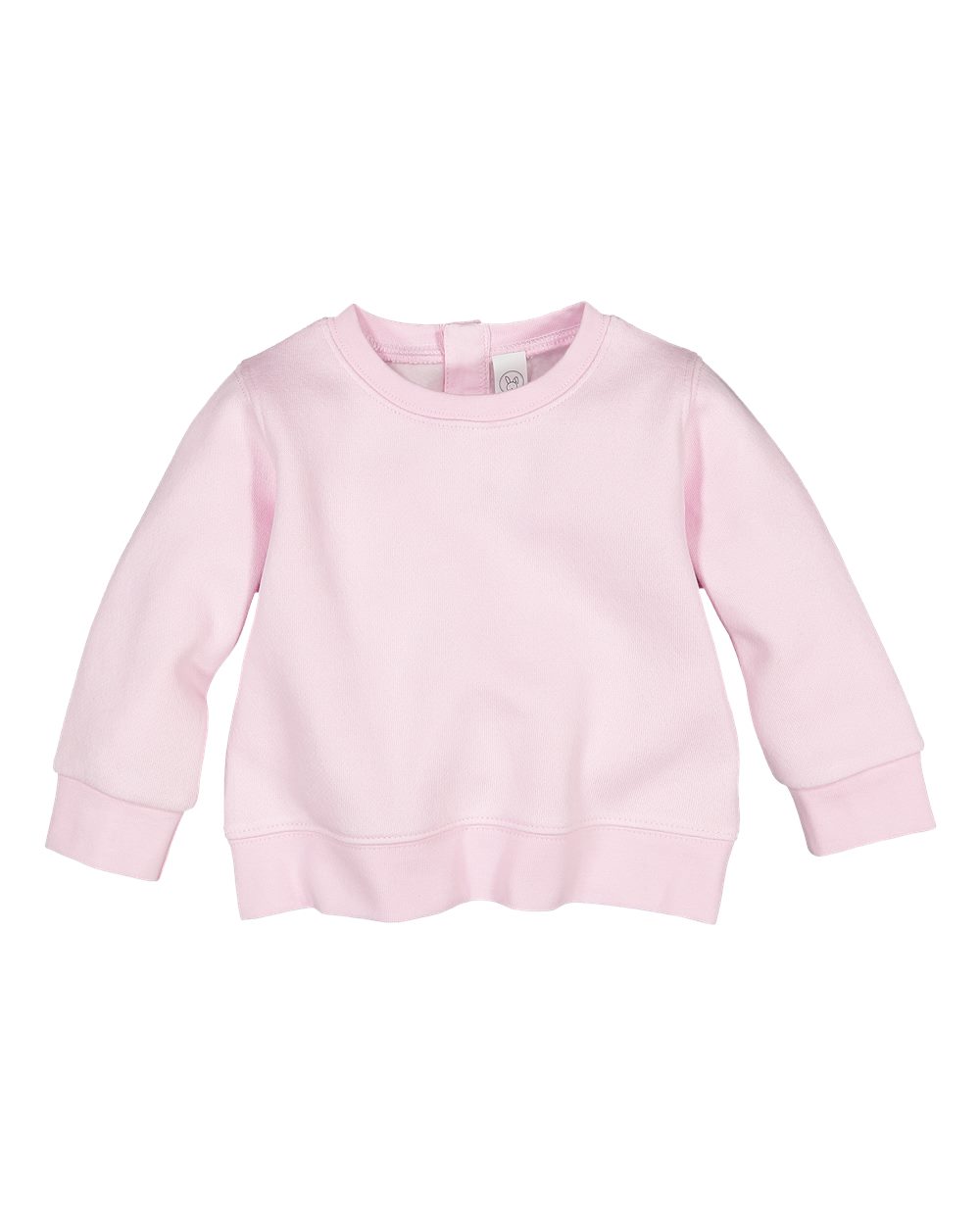 Rabbit Skins 3417 Infant Crewneck Sweatshirt - Ballerina