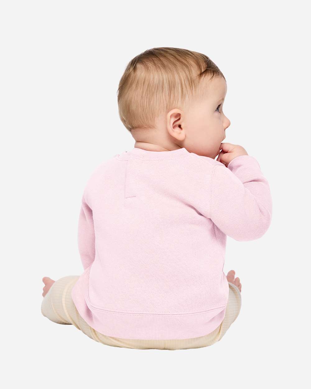 Rabbit Skins 3417 Infant Crewneck Sweatshirt - Ballerina