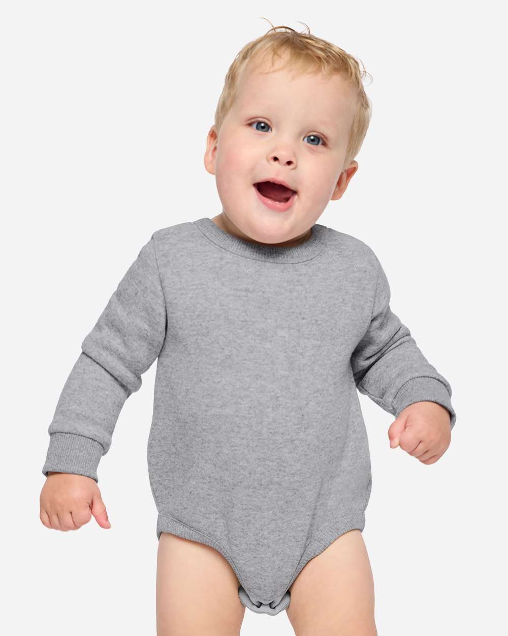 Rabbit Skins 3421 Infant Fleece Bodysuit - Heather
