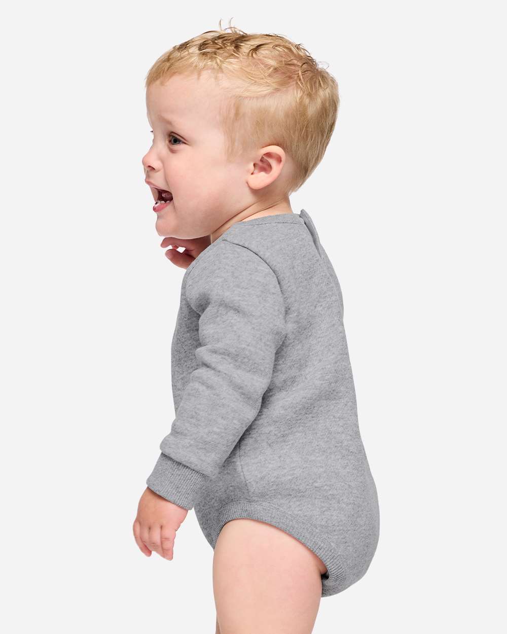 Rabbit Skins 3421 Infant Fleece Bodysuit - Heather
