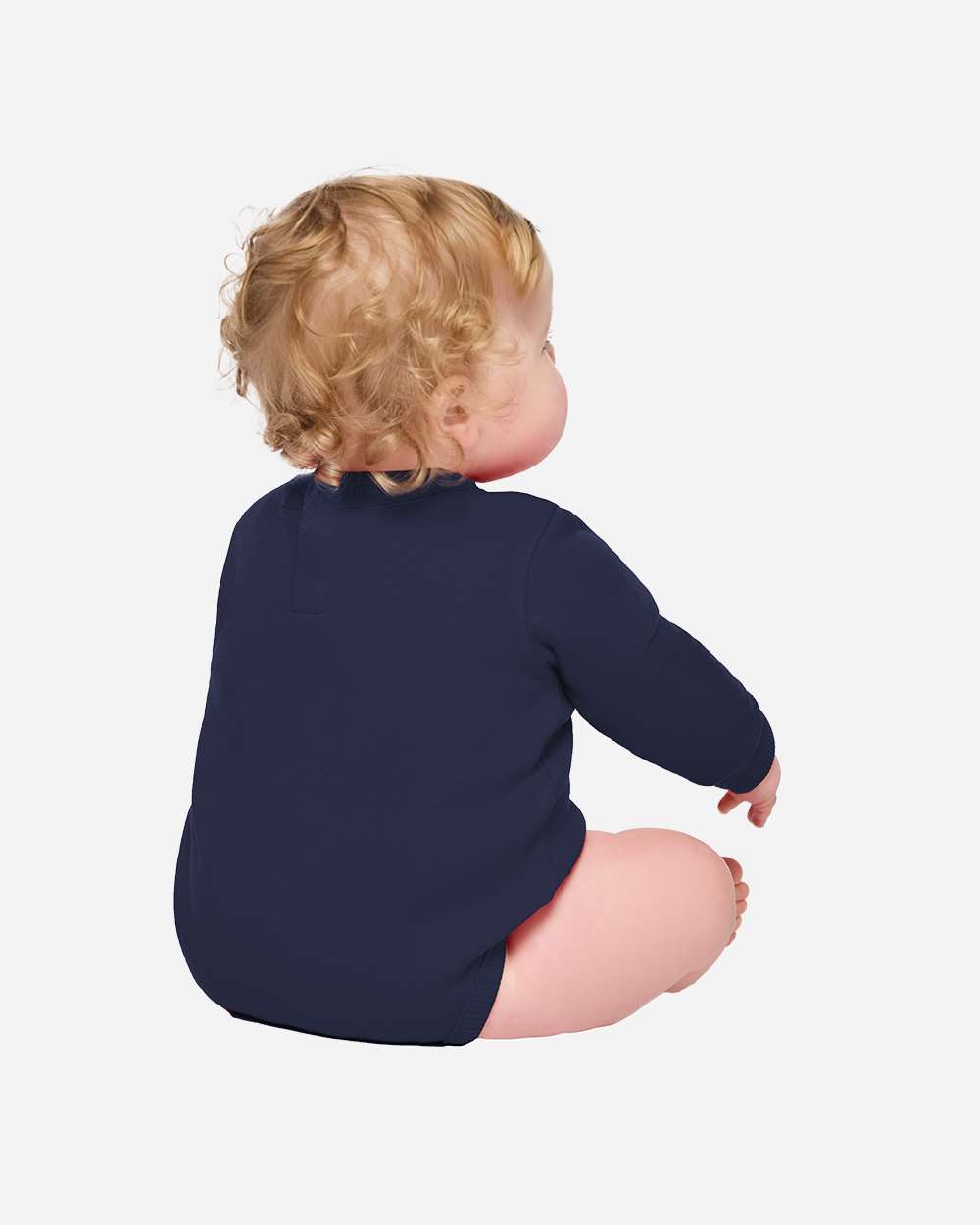 Rabbit Skins 3421 Infant Fleece Bodysuit - Navy