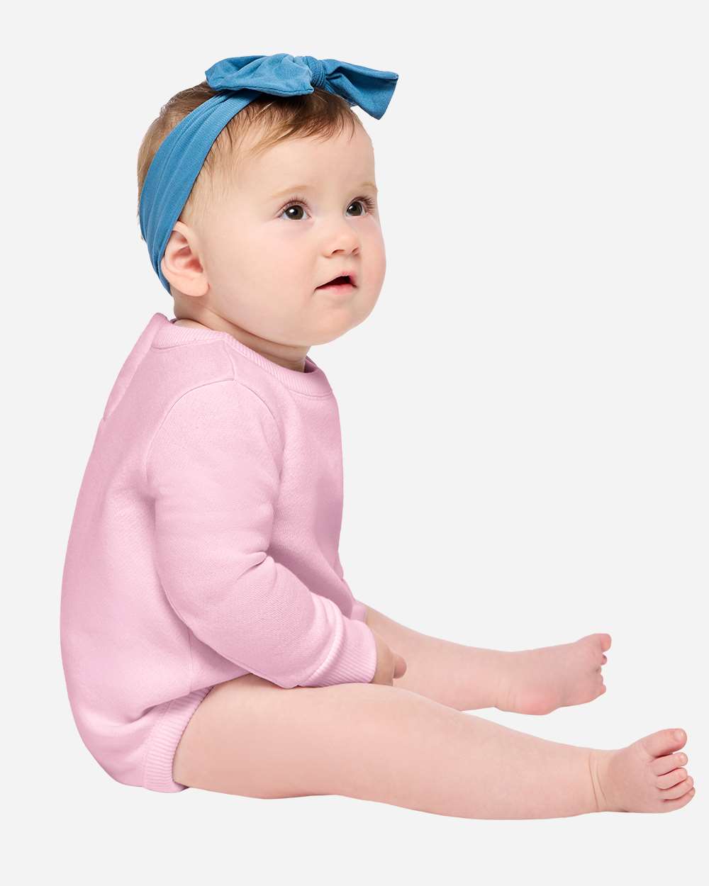 Rabbit Skins 3421 Infant Fleece Bodysuit - Pink
