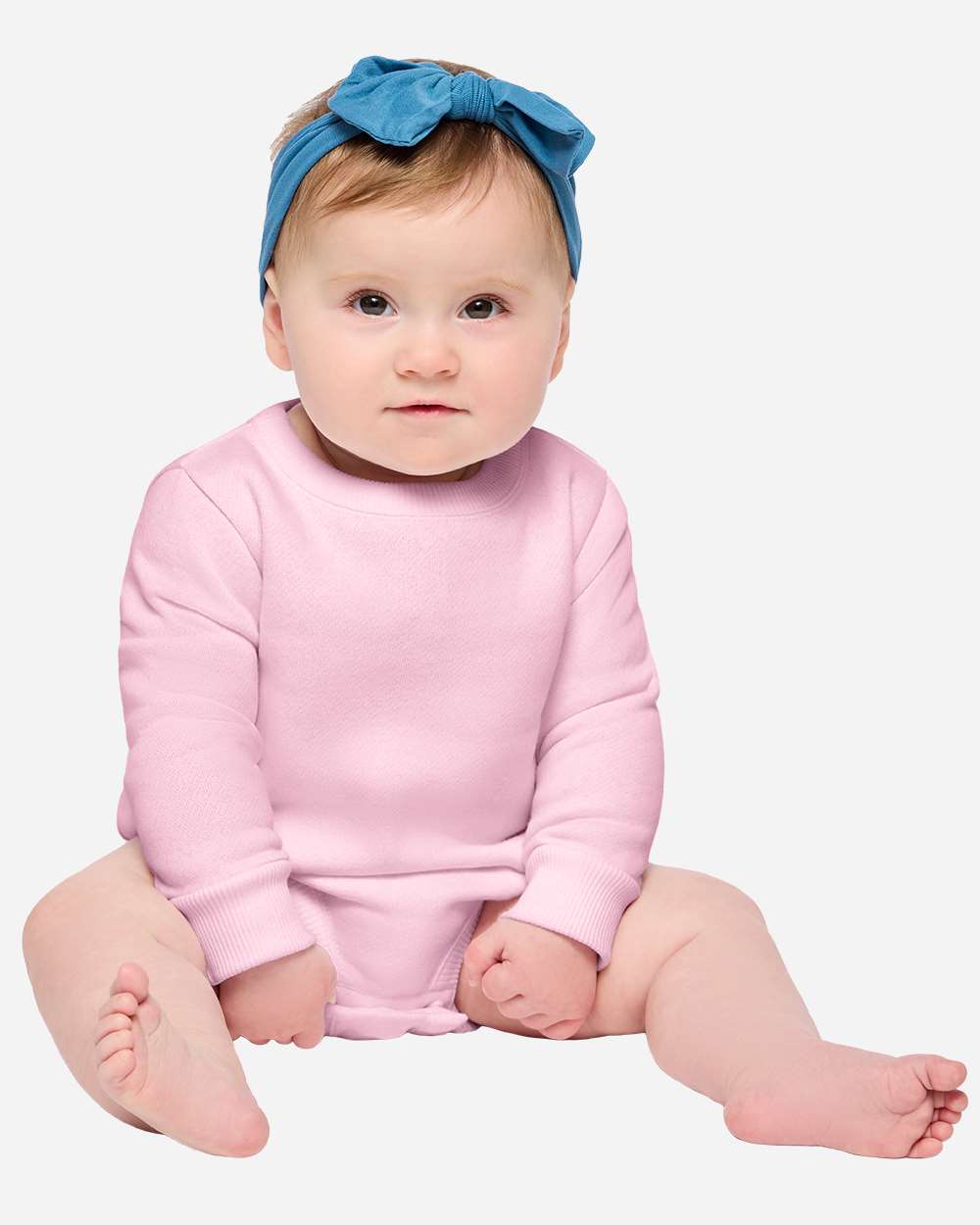 Rabbit Skins 3421 Infant Fleece Bodysuit - Pink