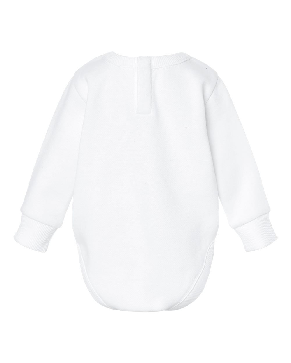 Rabbit Skins 3421 Infant Fleece Bodysuit - White