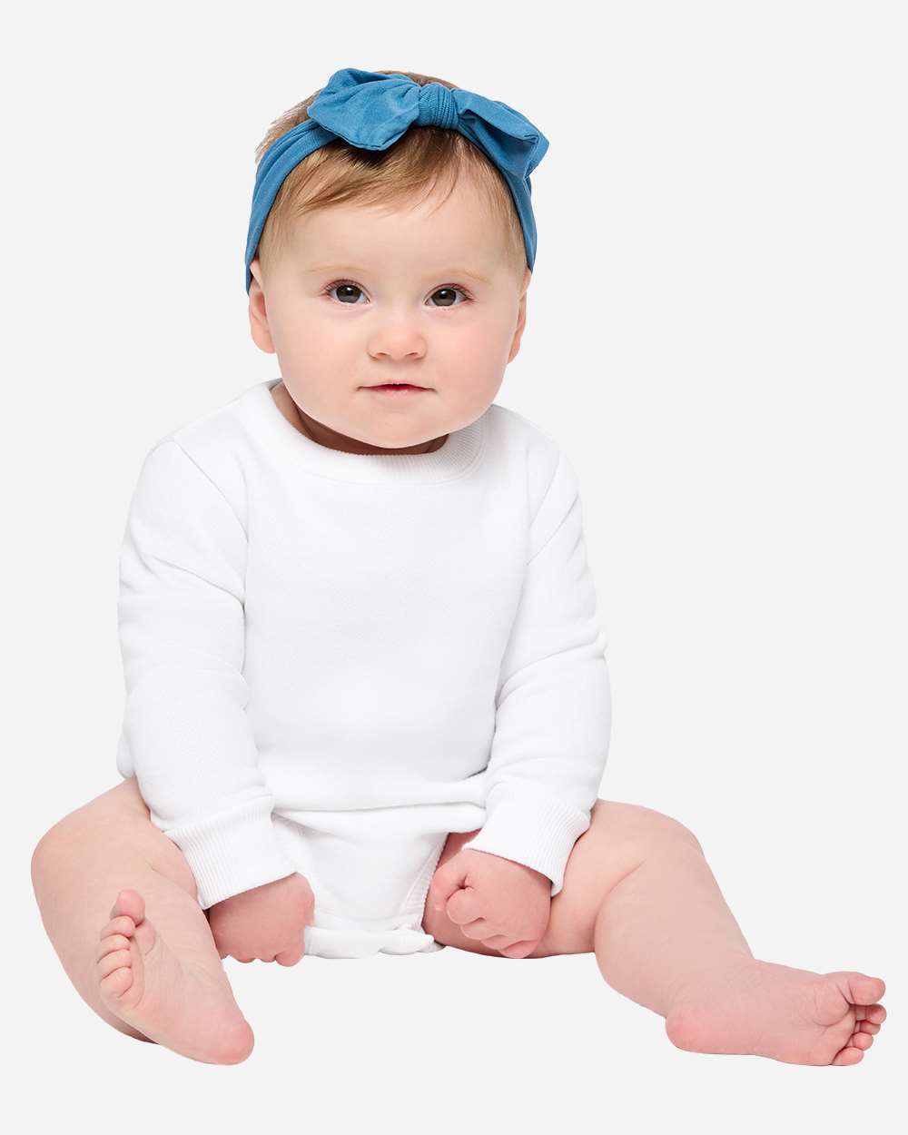 Rabbit Skins 3421 Infant Fleece Bodysuit - White