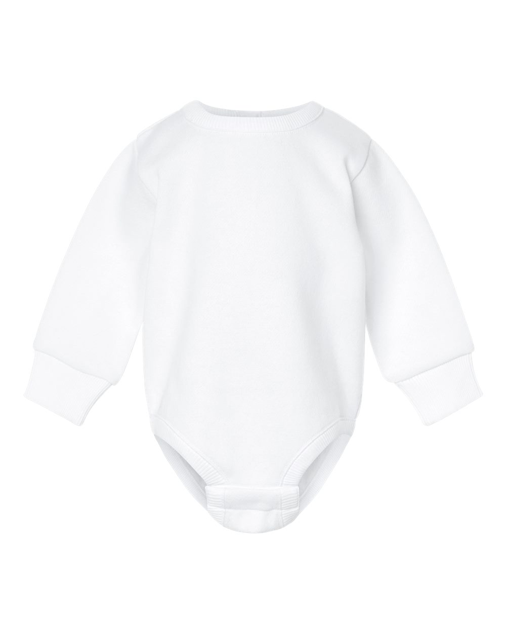 Rabbit Skins 3421 Infant Fleece Bodysuit - White