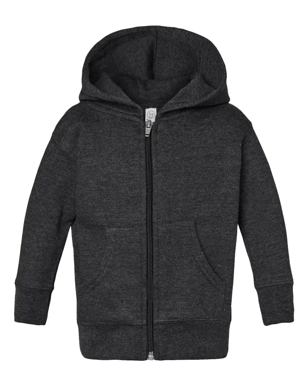 Rabbit Skins 3446 Infant Full-zip Fleece Hoodie - Vintage Smoke - 6m