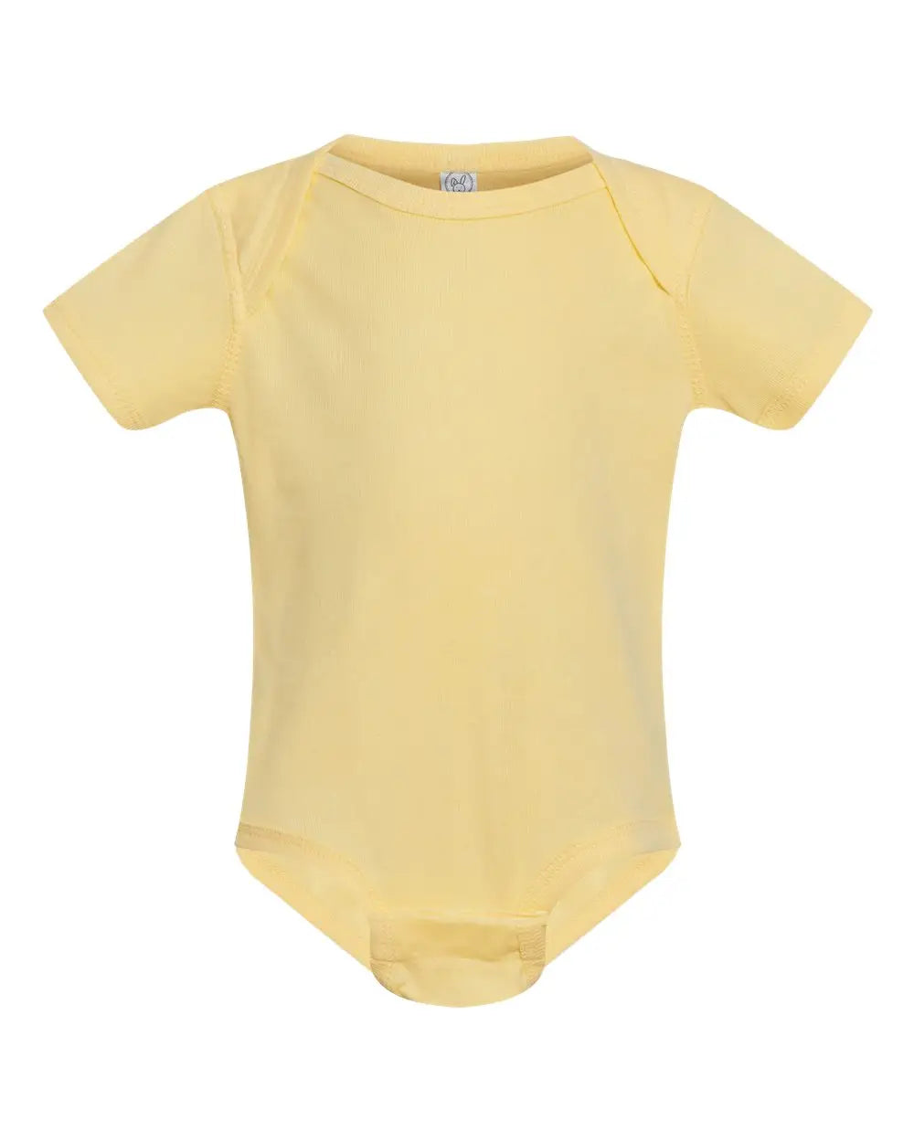 Rabbit Skins 4400 Infant Baby Rib Bodysuit - Banana - Yellow / Nb