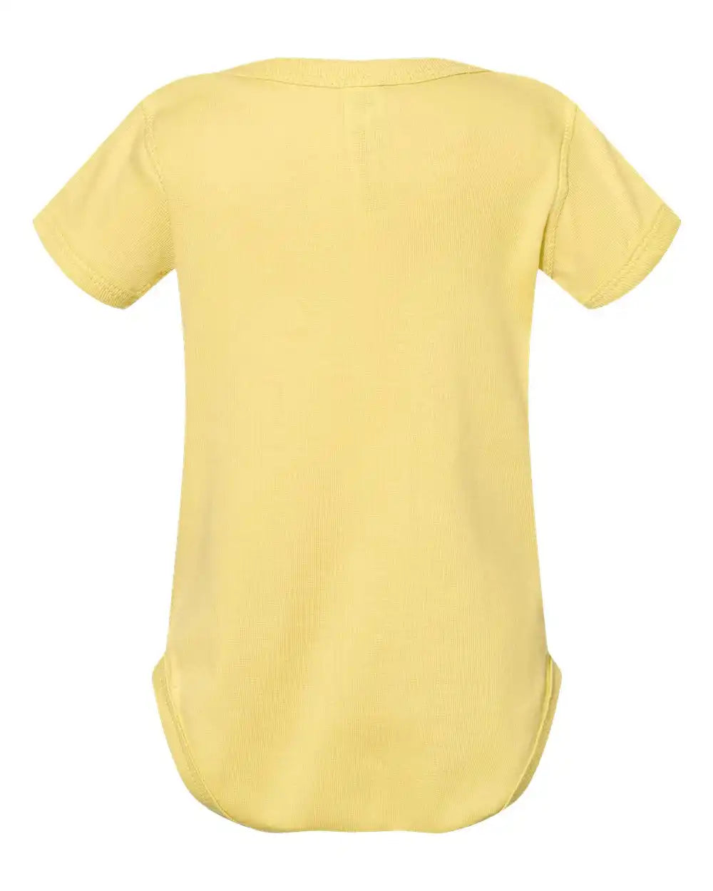 Rabbit Skins 4400 Infant Baby Rib Bodysuit - Butter - Nb