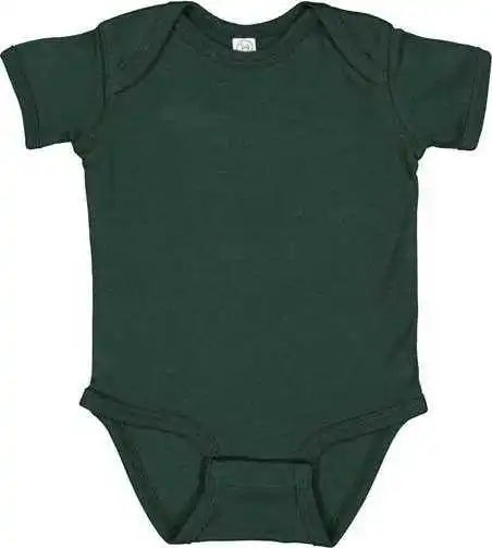 Rabbit Skins 4400 Infant Baby Rib Bodysuit Forest