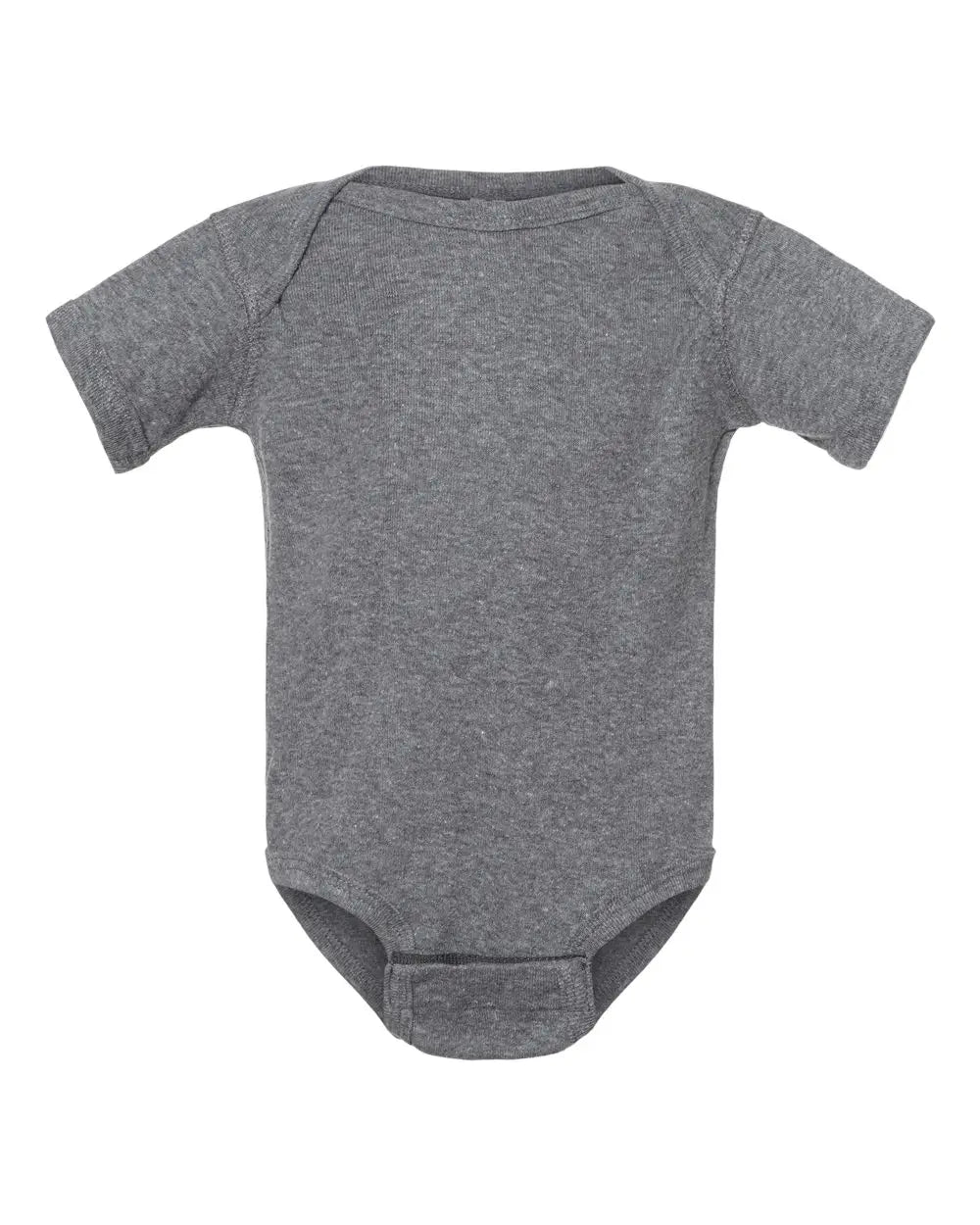Rabbit Skins 4400 Infant Baby Rib Bodysuit - Granite Heather