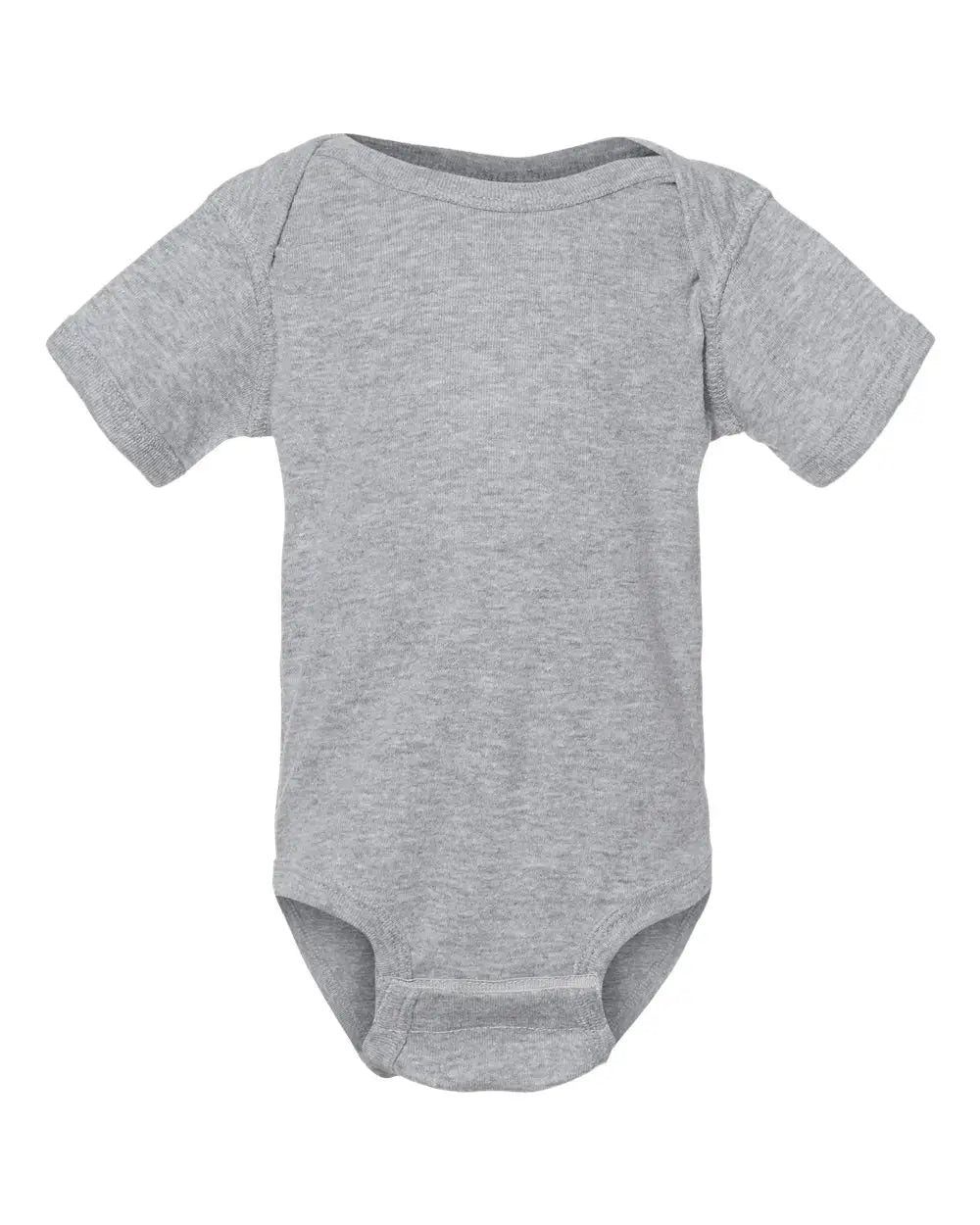 Rabbit Skins 4400 Infant Baby Rib Bodysuit - Heather