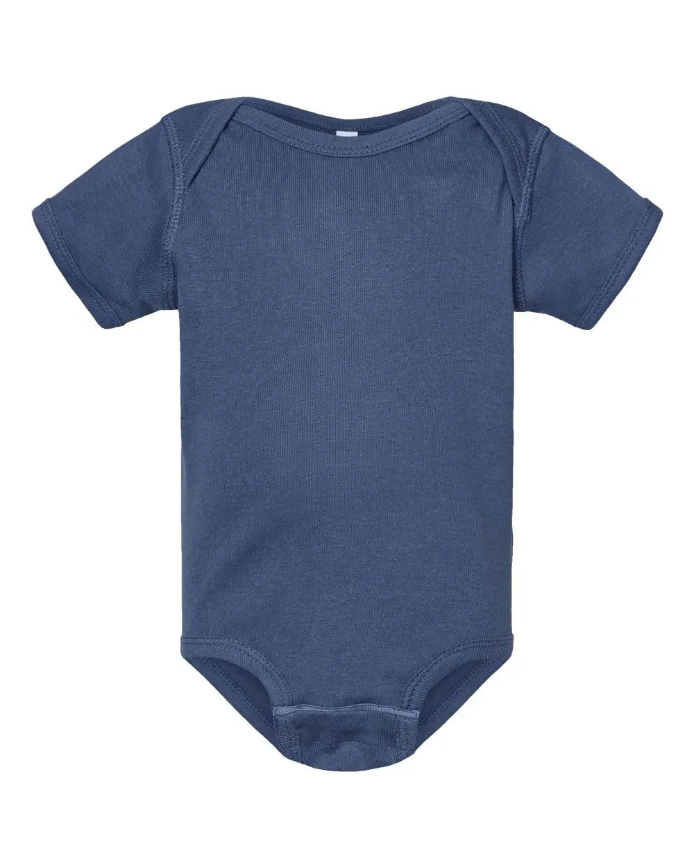 Rabbit Skins 4400 Infant Baby Rib Bodysuit - Indigo