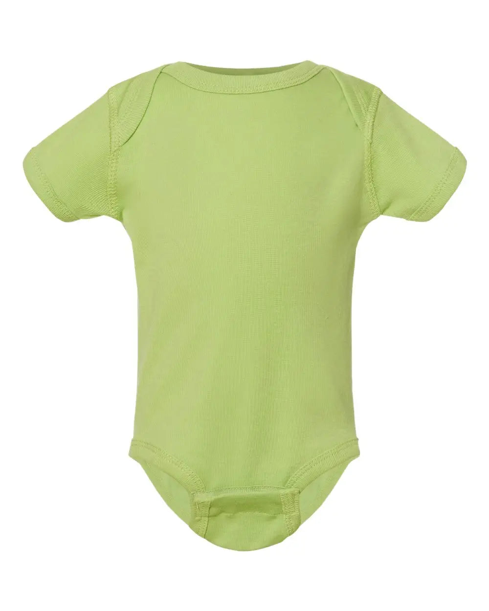 Rabbit Skins 4400 Infant Baby Rib Bodysuit - Key Lime