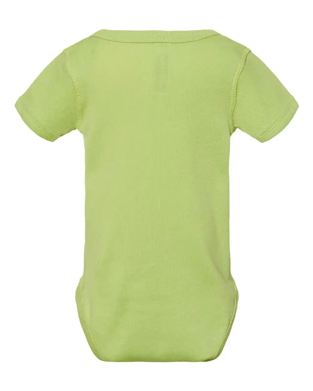 Rabbit Skins 4400 Infant Baby Rib Bodysuit - Key Lime - Nb