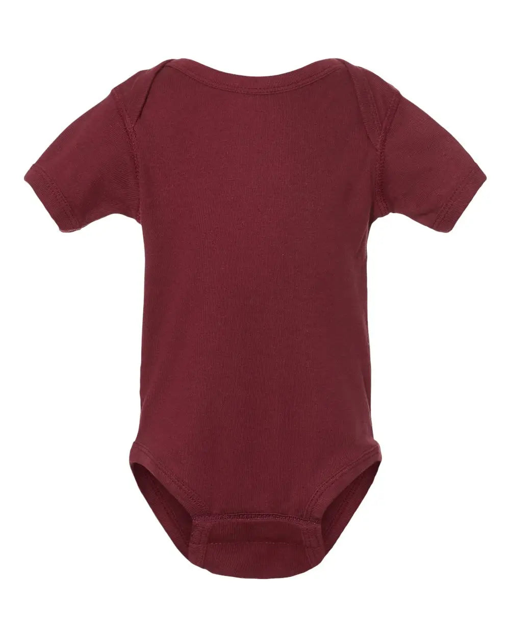 Rabbit Skins 4400 Infant Baby Rib Bodysuit - Maroon