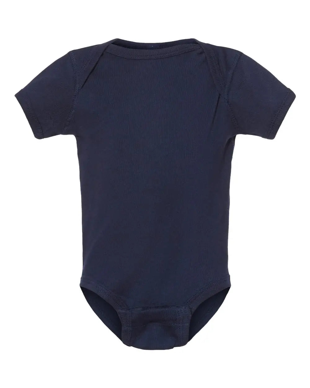 Rabbit Skins 4400 Infant Baby Rib Bodysuit - Navy