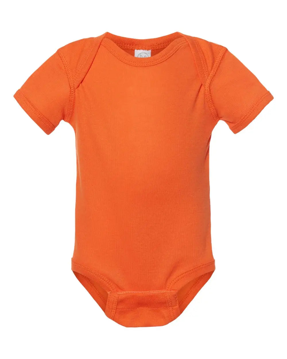 Rabbit Skins 4400 Infant Baby Rib Bodysuit - Orange