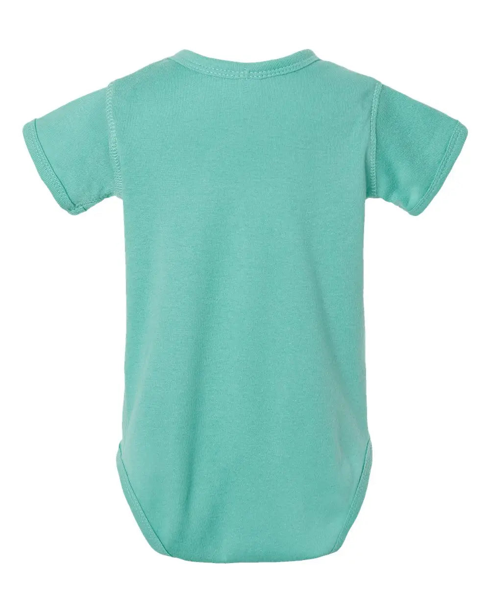 Rabbit Skins 4400 Infant Baby Rib Bodysuit - Saltwater