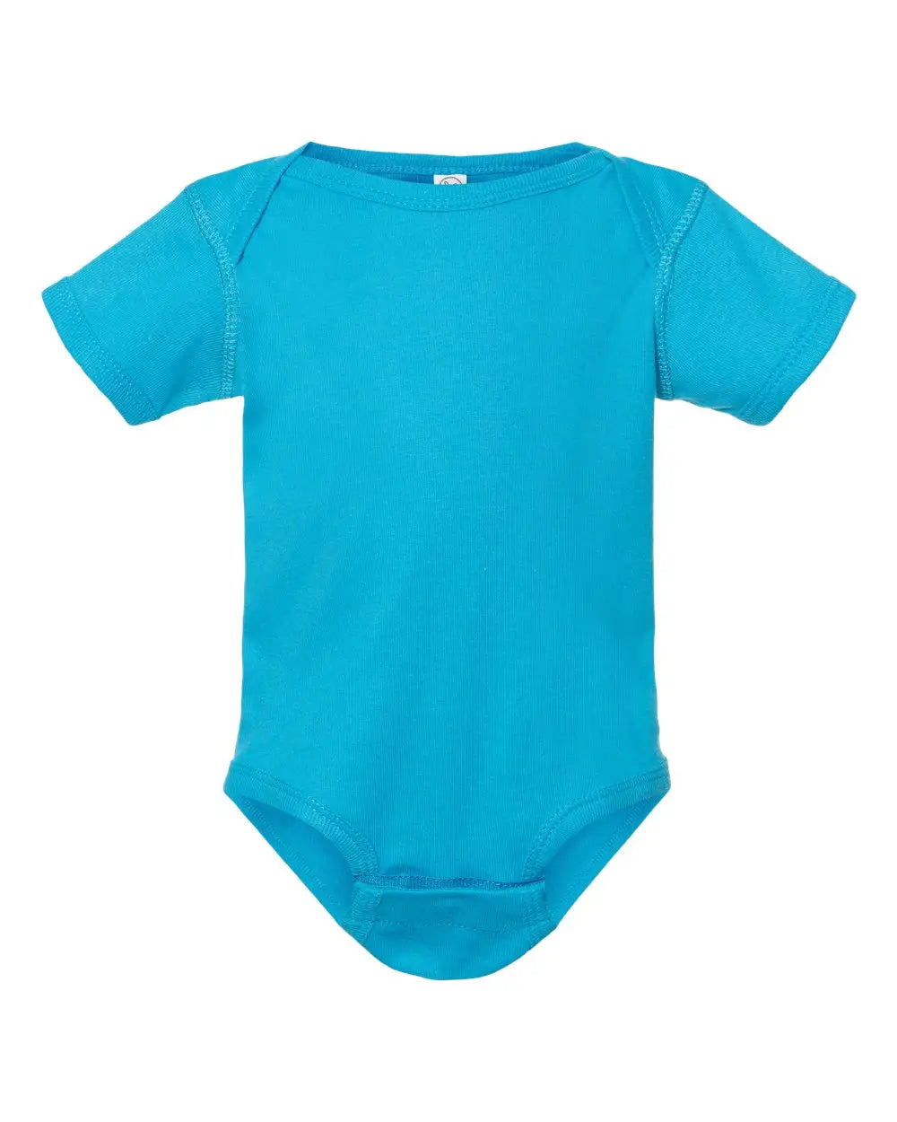 Rabbit Skins 4400 Infant Baby Rib Bodysuit - Turquoise