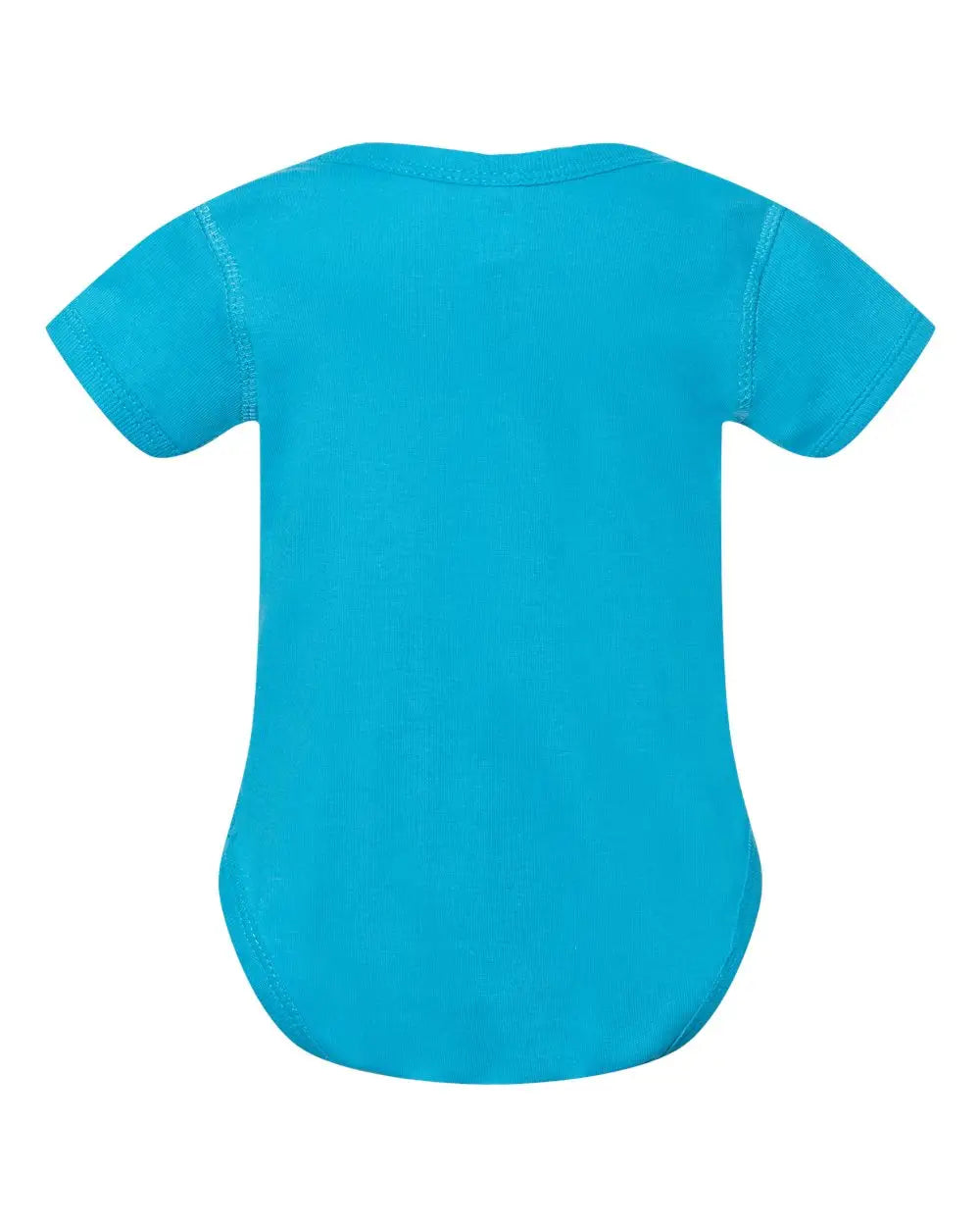 Rabbit Skins 4400 Infant Baby Rib Bodysuit - Turquoise