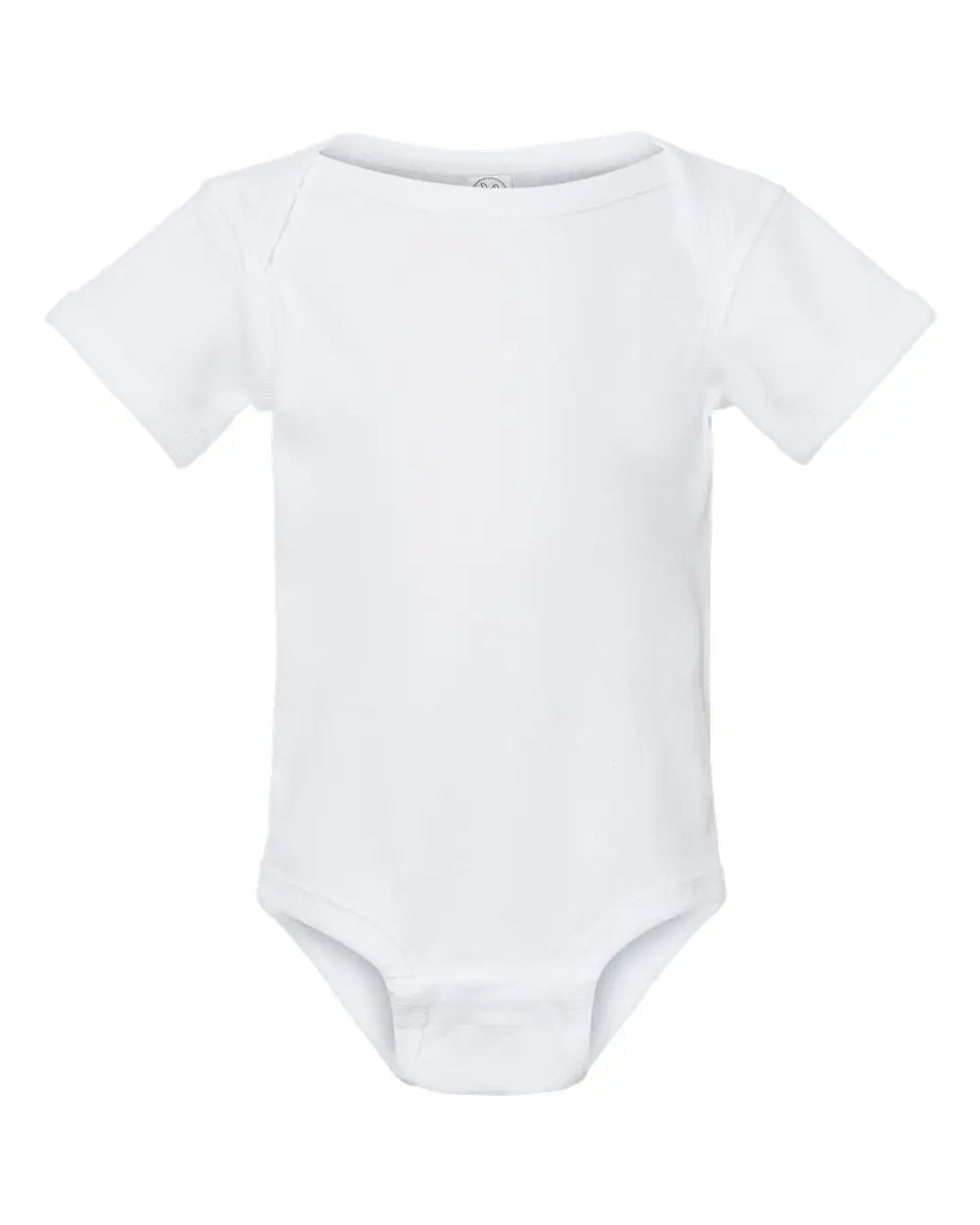 Rabbit Skins 4400 Infant Baby Rib Bodysuit - White