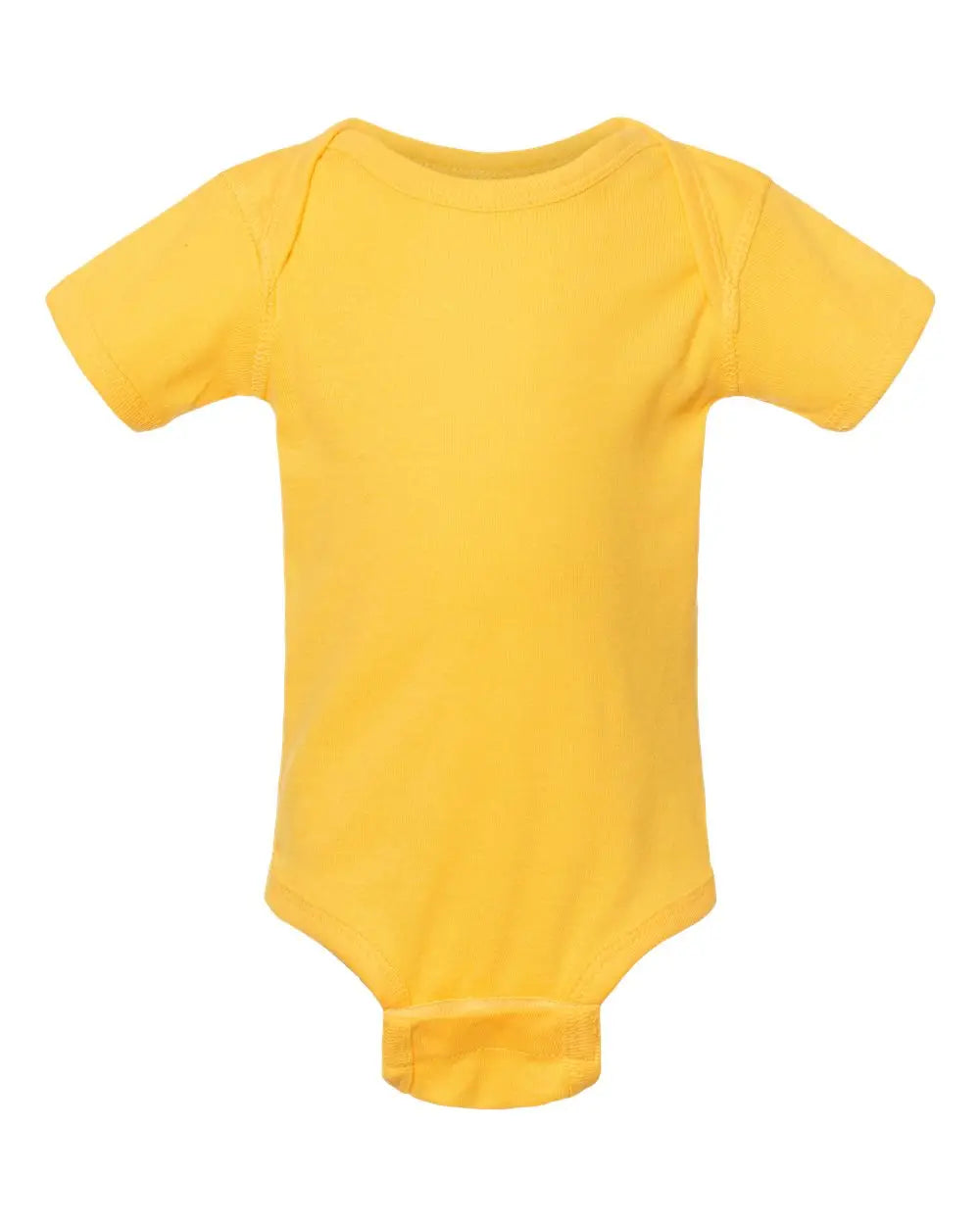 Rabbit Skins 4400 Infant Baby Rib Bodysuit - Yellow