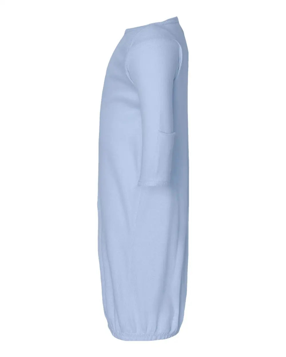 Rabbit Skins 4406 Infant Baby Rib Layette - Light Blue - Nb