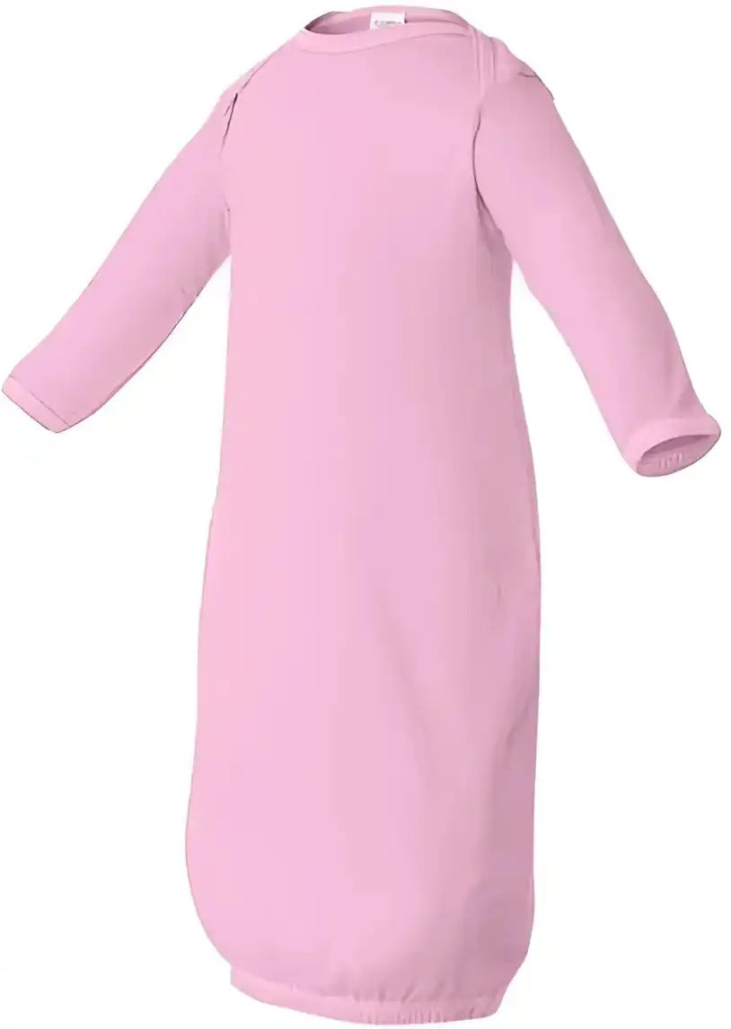 Rabbit Skins 4406 Infant Baby Rib Layette Pink / Newborn
