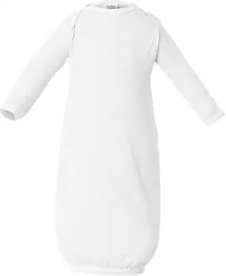 Rabbit Skins 4406 Infant Baby Rib Layette White / Newborn