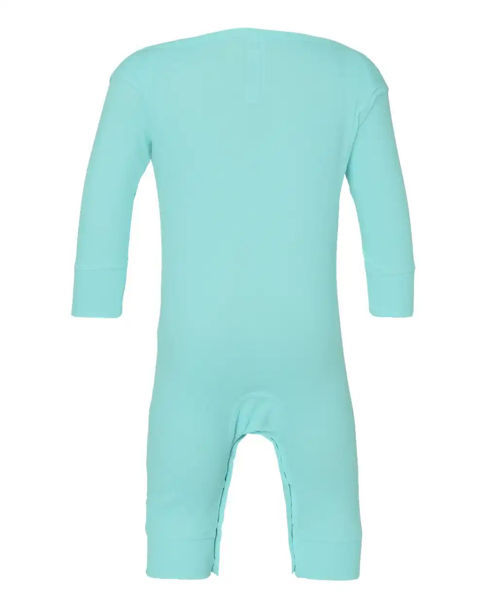 Rabbit Skins 4412 Infant Long Legged Baby Rib Bodysuit - Chill - 18m