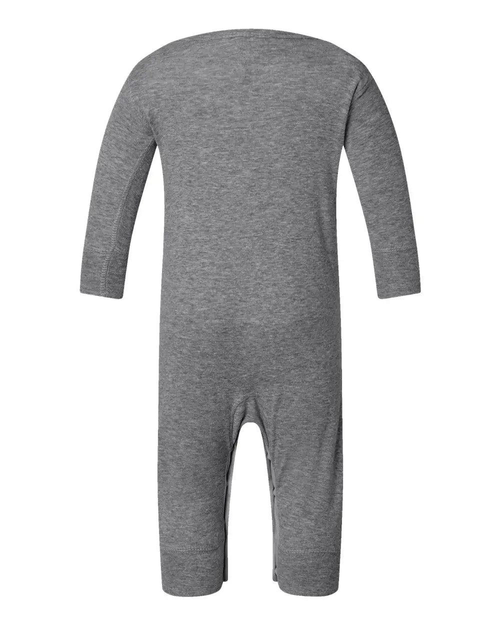 Rabbit Skins 4412 Infant Long Legged Baby Rib Bodysuit - Granite Heather - Nb