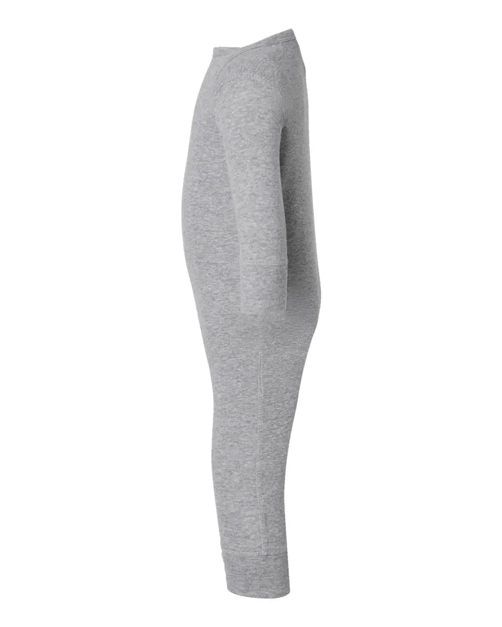 Rabbit Skins 4412 Infant Long Legged Baby Rib Bodysuit - Heather