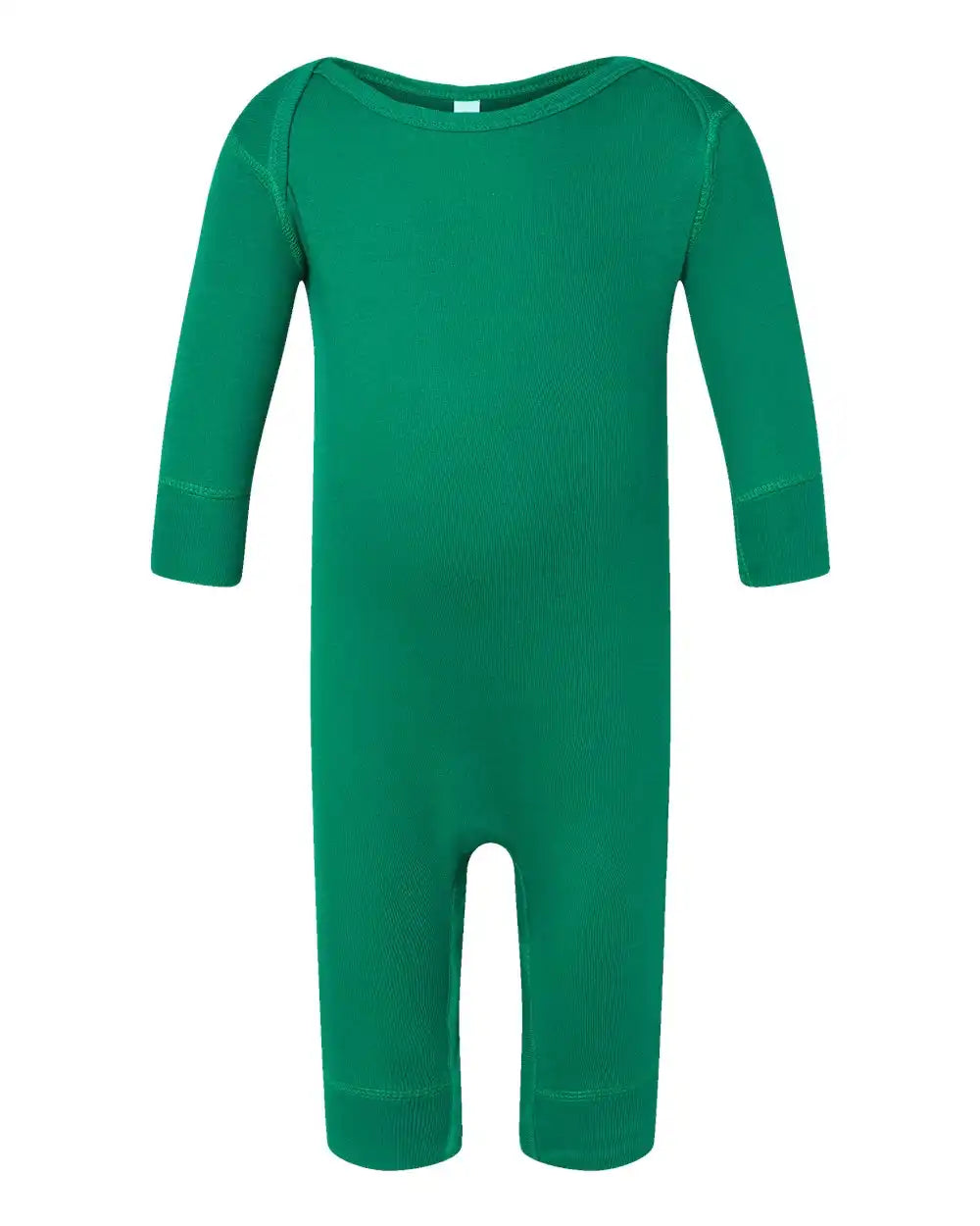 Rabbit Skins 4412 Infant Long Legged Baby Rib Bodysuit - Kelly - 18m
