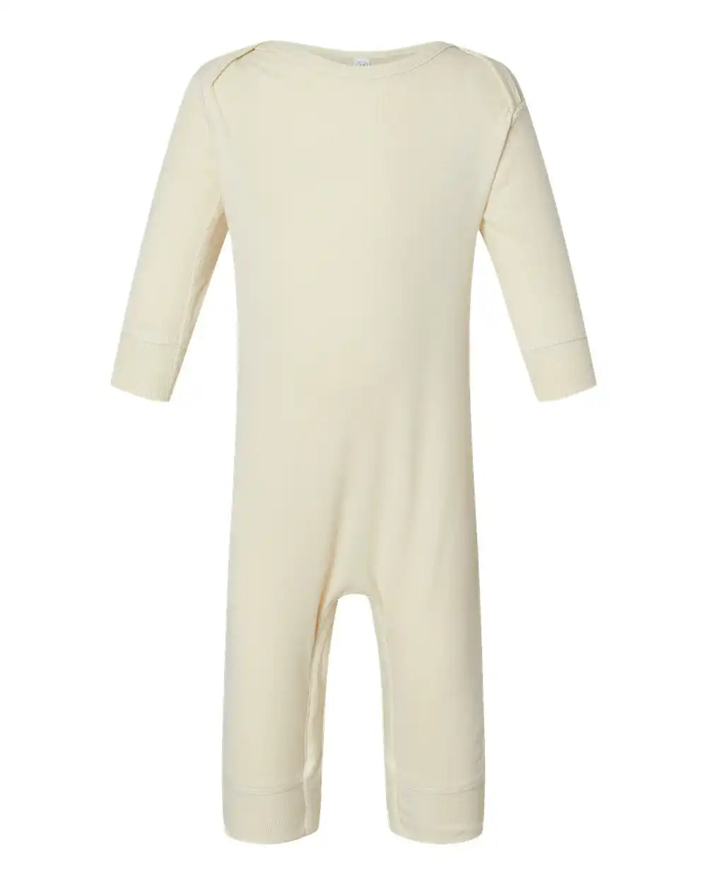 Rabbit Skins 4412 Infant Long Legged Baby Rib Bodysuit - Natural - Nb