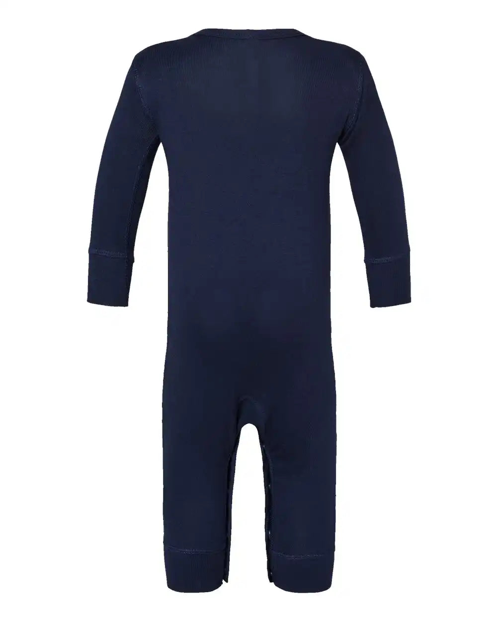 Rabbit Skins 4412 Infant Long Legged Baby Rib Bodysuit - Navy - 6m