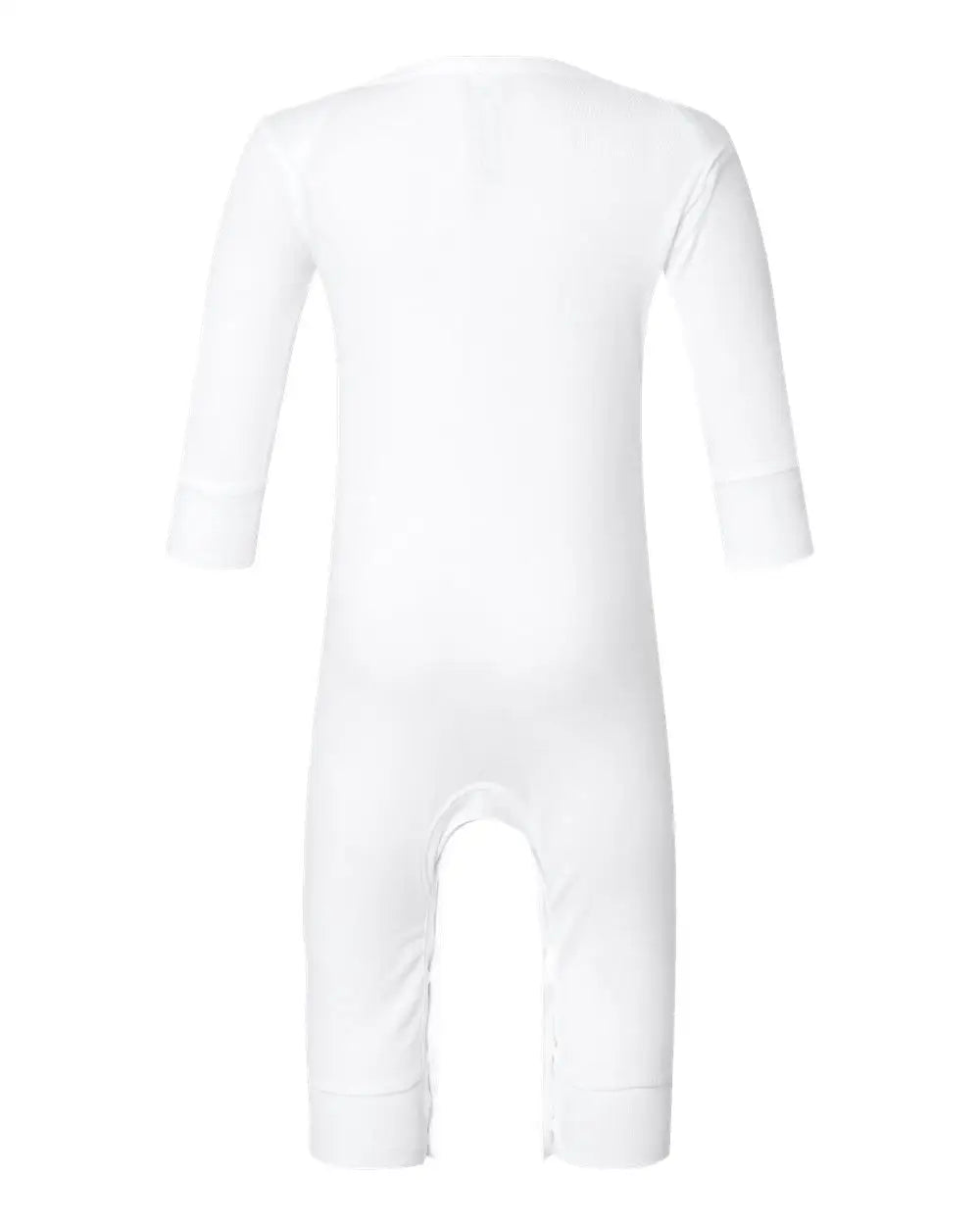 Rabbit Skins 4412 Infant Long Legged Baby Rib Bodysuit - White