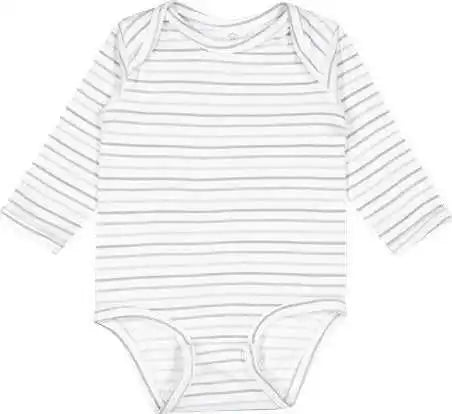 Rabbit Skins 4421 Infant Fine Jersey Long Sleeve Bodysuit - Shadow Stripe
