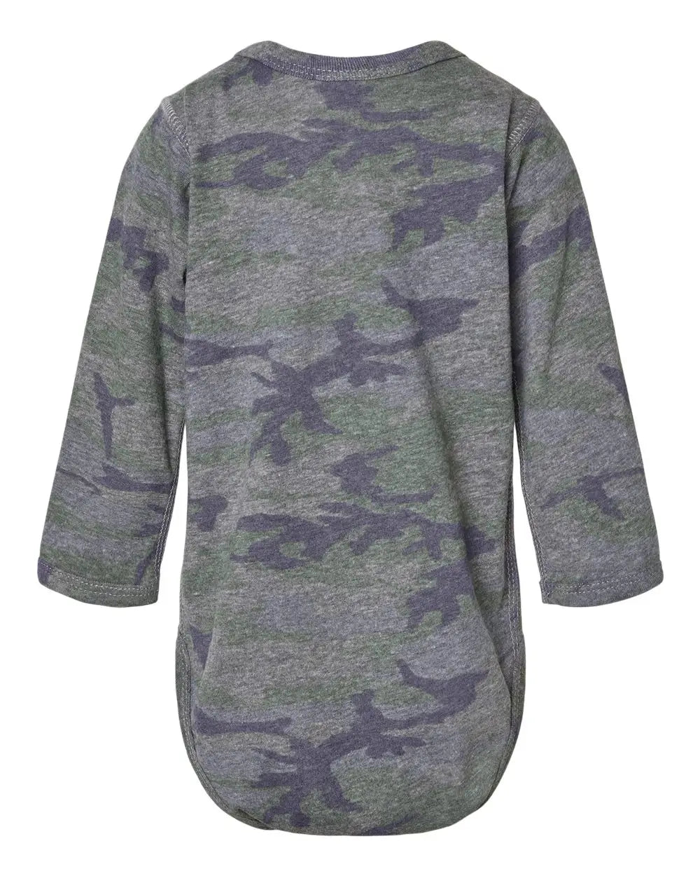 Rabbit Skins 4421l Infant Fine Jersey Long Sleeve Bodysuit - 4421 - Vintage Camo