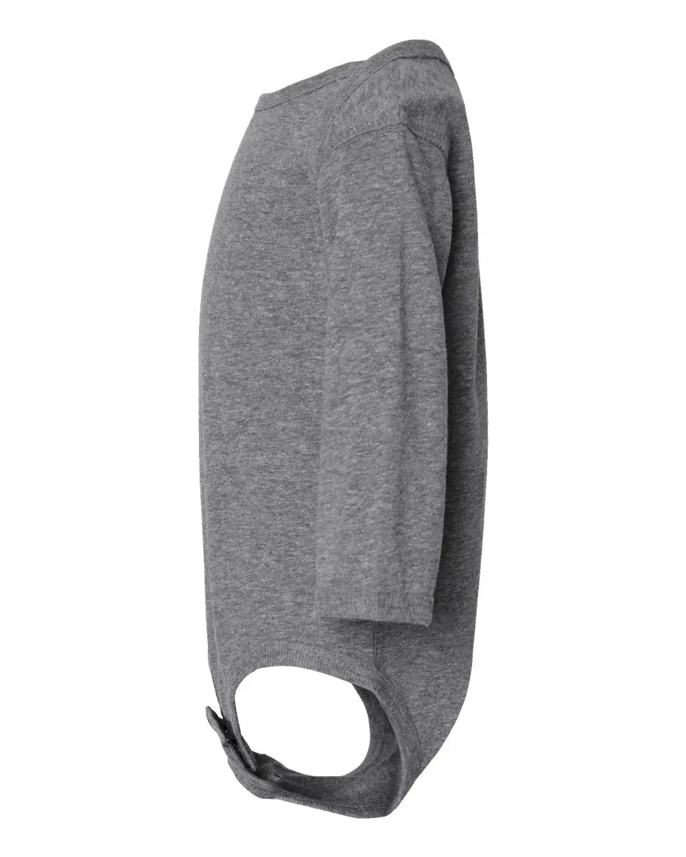 Rabbit Skins 4421l Infant Fine Jersey Long Sleeve Bodysuit - 4421 - Granite Heather