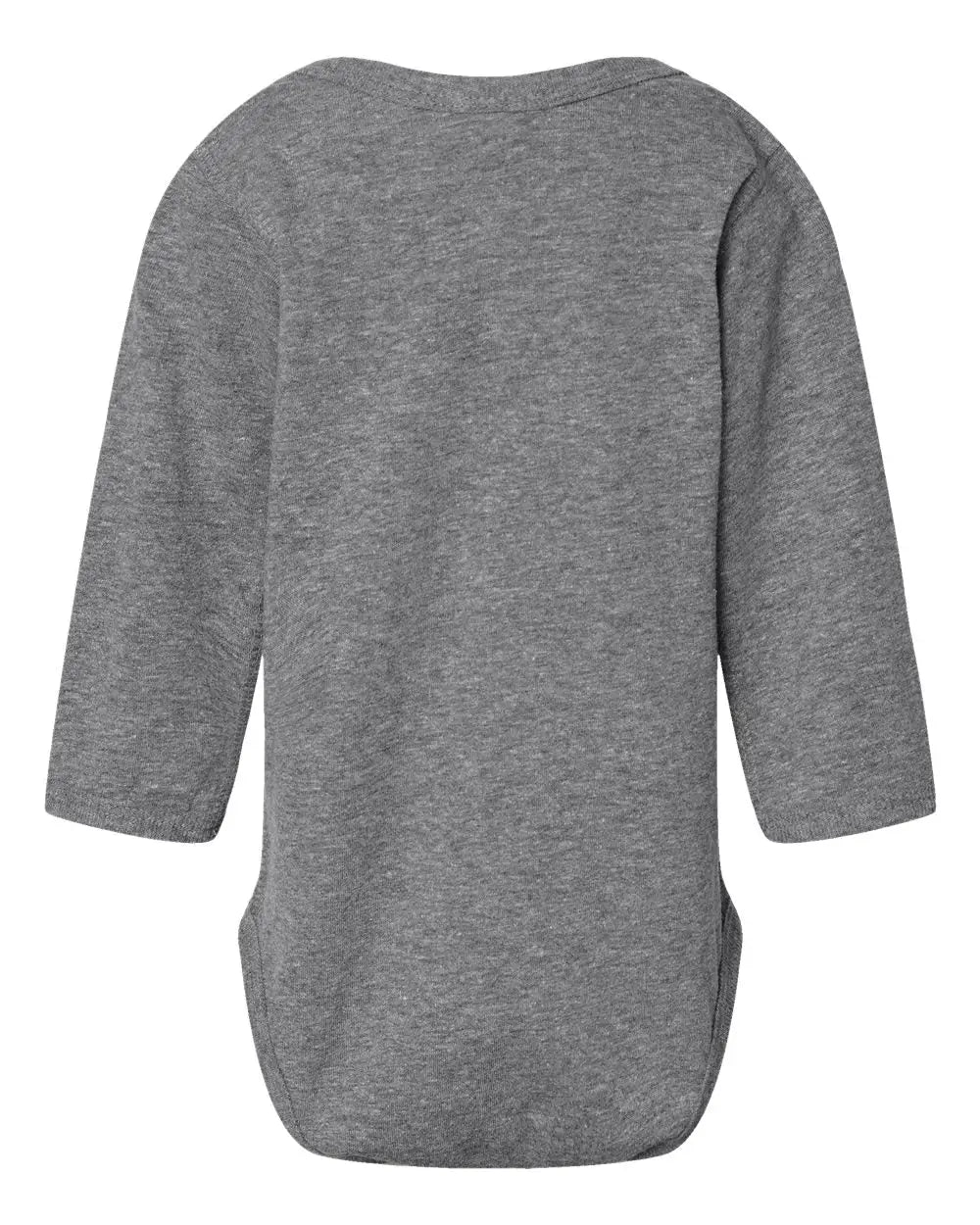Rabbit Skins 4421l Infant Fine Jersey Long Sleeve Bodysuit - 4421 - Granite Heather