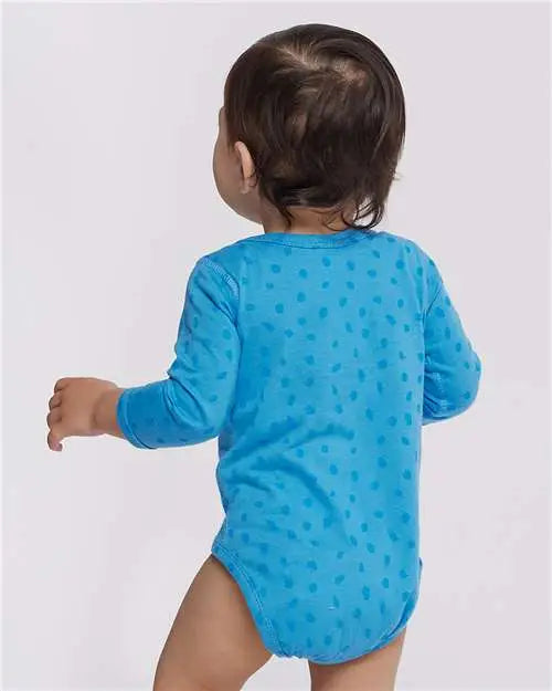 Rabbit Skins 4421l Infant Fine Jersey Long Sleeve Bodysuit - 4421 - Tradewind Spot