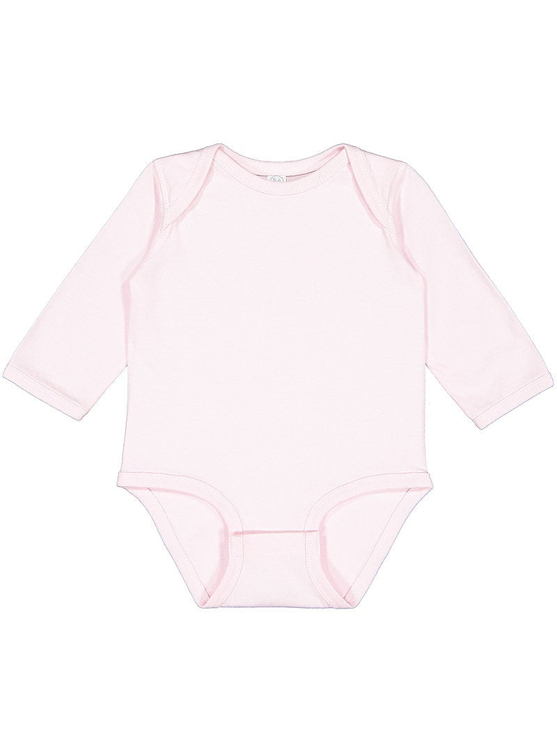 Rabbit Skins 4421l Infant Fine Jersey Long Sleeve Bodysuit - 4421 - Ballerina