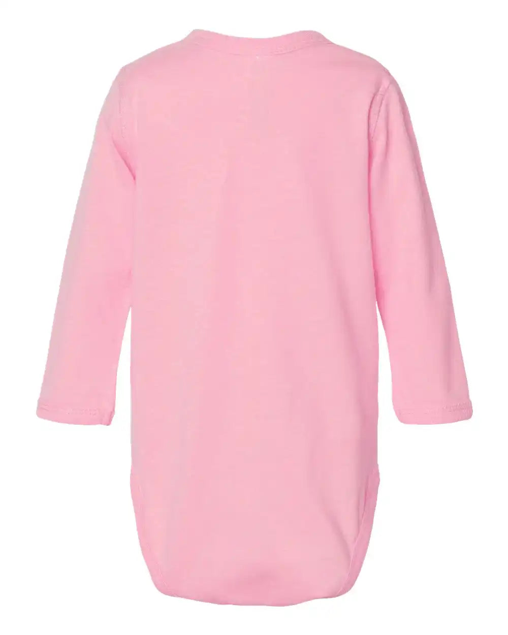 Rabbit Skins 4421l Infant Fine Jersey Long Sleeve Bodysuit - 4421 - Pink