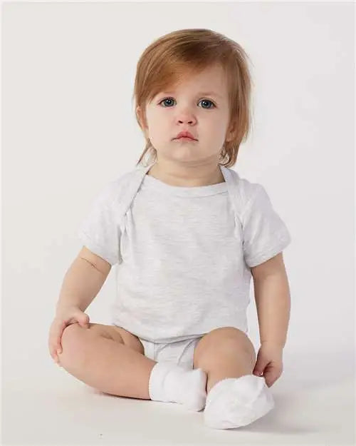 Rabbit Skins 4424 Infant Fine Jersey Bodysuit - Ash