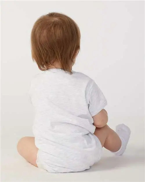 Rabbit Skins 4424 Infant Fine Jersey Bodysuit - Ash