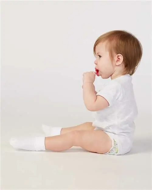 Rabbit Skins 4424 Infant Fine Jersey Bodysuit - Ash