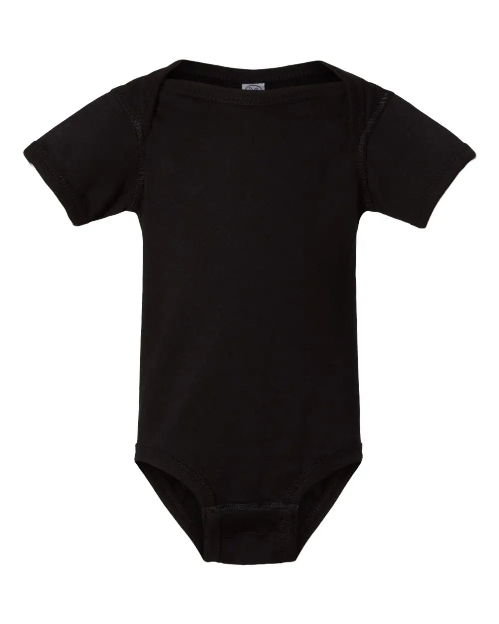 Rabbit Skins 4424 Infant Fine Jersey Bodysuit - Black