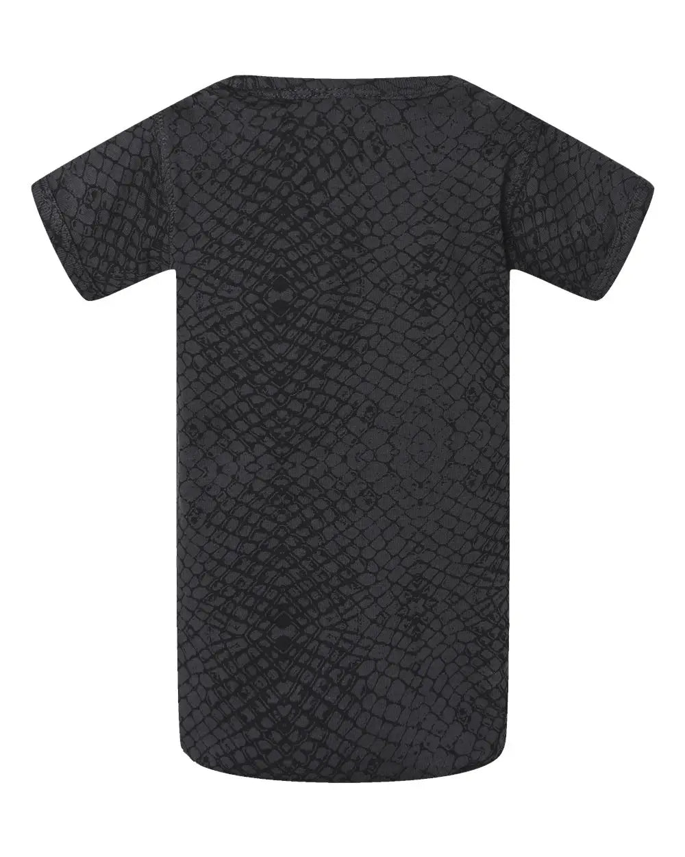 Rabbit Skins 4424 Infant Fine Jersey Bodysuit - Black Reptile